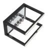 Newton ' s Cradle Balance Balls | Stainless Steel Stress Relief Desk Toy for Office / Home / School | 5 Pendulum Balls with Mirror Base, Desktop Decoration view 3