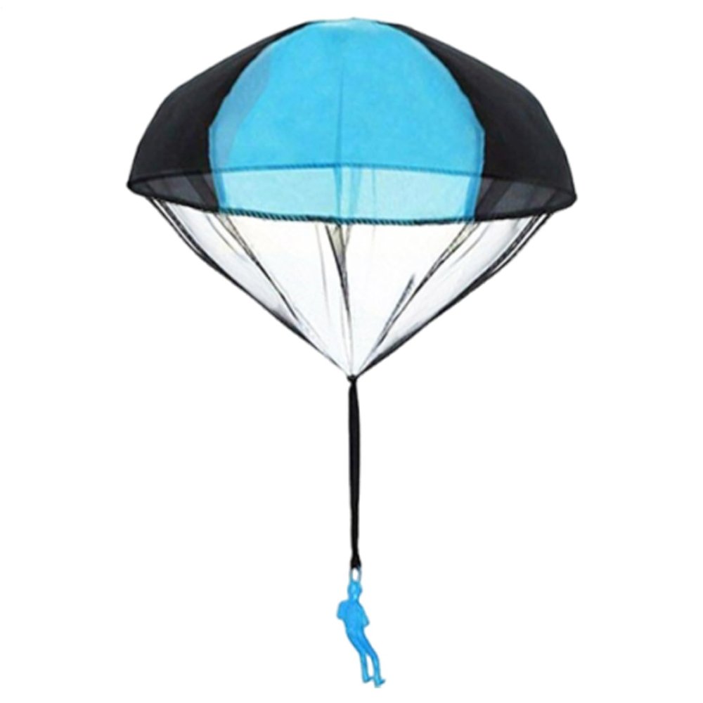 Kids Parachute Toy, 5.91x5.91x15.75 Inches Cloth Hand Throwing Skydiver Men, Birthday Gift, Outdoor Activities, Backyard Fun, Playground Equipment