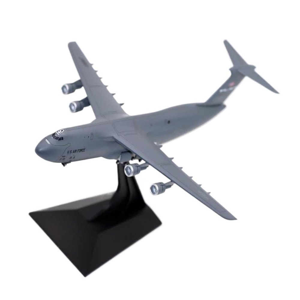 Flying Airplane Model 1/400 Scale USAF Lockheed C-5 C5 Galaxy Transport Aircraf Model Diecast Simulation Alloy Toys for Collection Gfit Aviation Airbus