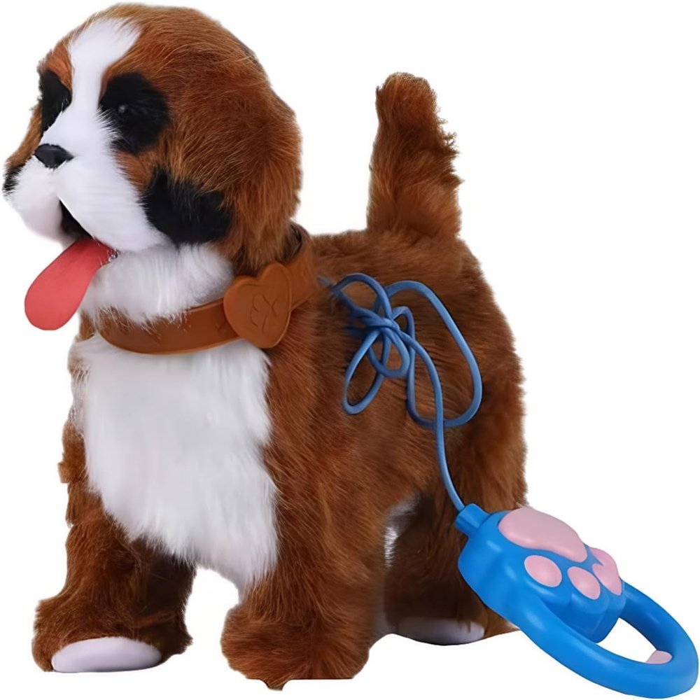 2026 New Wuffy Robot Dog,Realistic Puppy That Walks,Barks & Licks, Interactive Plush Pet with Touch Sensing & Voice Mimic,Lifelike AI Robo Pup Valentine's Day Gifts