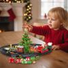 Christmas Tree Train Set - Rechargeable Toy with Track - Around The Tree Electric Train Set with Light and Music | for Kids Ages 3+ Holiday Party Home Indoor Play view 2