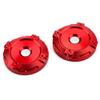 CNC Front Shock Absorber Caps Forks Trim Cover Compatible with ZONTES 368G 368 G ZT368G 501G 2024 2025 2026(Red-Nologo) view 1