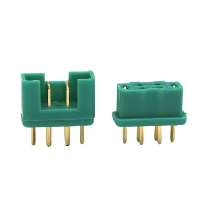 10 Pairs Amass MPX Connector Male Female Plug 24K Plated 6 Pin AM 1016 Compatible with RC Glider Line Connection Accessories