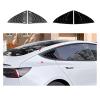 Compatible with Tesla Model 3 2017-2024 2018 2019 2020 2021 Rear Car Window Shutter Spoiler Car Stickers Decoration Modification Accessories(Black) view 2