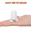 BESPORTBLE 6pcs Wind Up Mechanism Clockwork Movement, DIY Clay Handcraft Toy Accessory, White Plastic Robot Parts for Craft Projects view 2