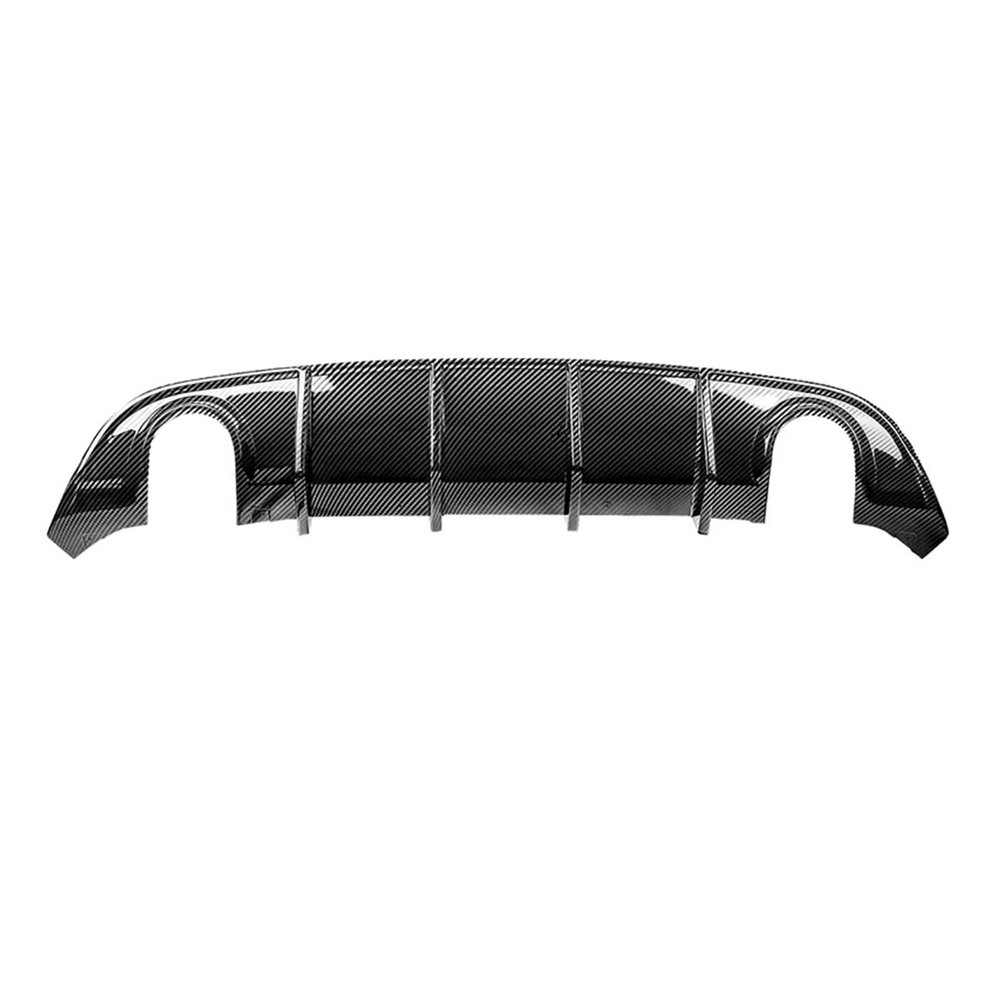 Car Rear Bumper Diffuser Lip Spoiler Rear Splitters Guard Chassis Deflector Compatible For Dodge Charger SRT/Scat Pack//GT/RT 2015-2024(Carbon Fiber Look)