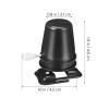 BESPORTBLE 6pcs Wind Up Mechanism Clockwork Movement, DIY Clay Handcraft Toy Accessory, Black Plastic Robot Parts for Craft Projects view 4
