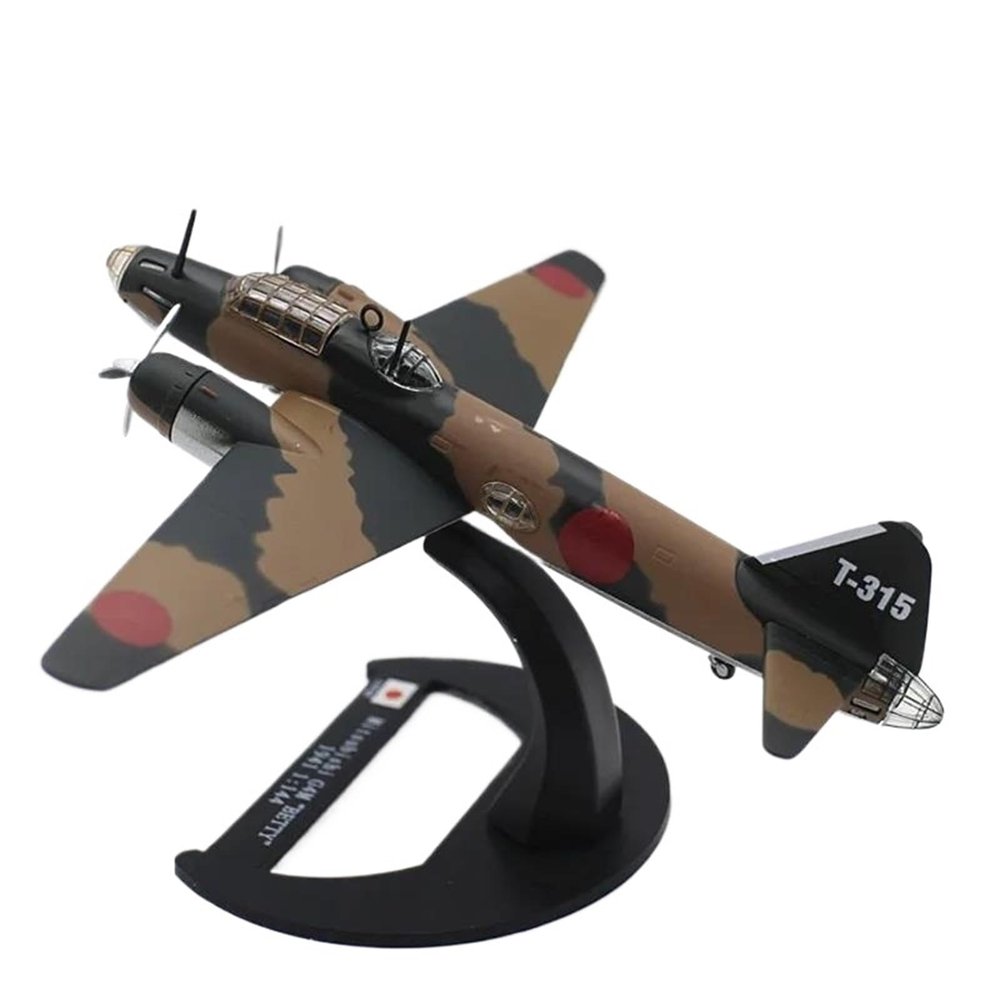 Flying Airplane Model 1/144 G4M Betty 1941 Diecast Alloy Simulation Model Aircraft for Collection Gift Aviation Airbus