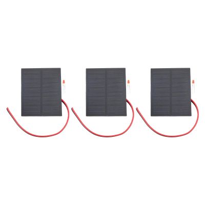 TOPINCN Solar Cell Kit, 2W Monocrystalline Silicon Small Solar Panel with Cable for Science Projects, LED Lights, Phone Chargers