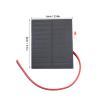 TOPINCN Solar Cell Kit, 2W Monocrystalline Silicon Small Solar Panel with Cable for Science Projects, LED Lights, Phone Chargers view 2