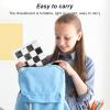 2 in 1 Chess and Checkers Set Portable Foldable Travel Board Games for Kids Adults Family Camping Travel PS Material 25x25cm 56 Pieces view 2