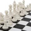 2 in 1 Chess and Checkers Set Portable Foldable Travel Board Games for Kids Adults Family Camping Travel PS Material 25x25cm 56 Pieces view 4