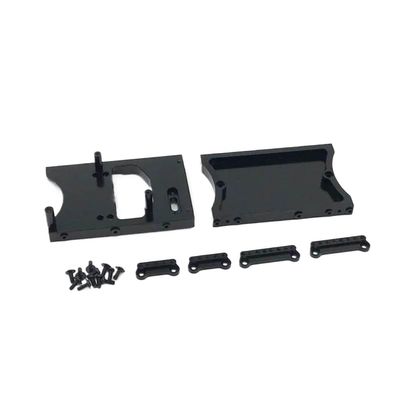 Metal Upgrade Parts for Remote Control Vehicle Tail Beam of Steering Gear Cabin MN D91 D96 MN98 99S(Black)