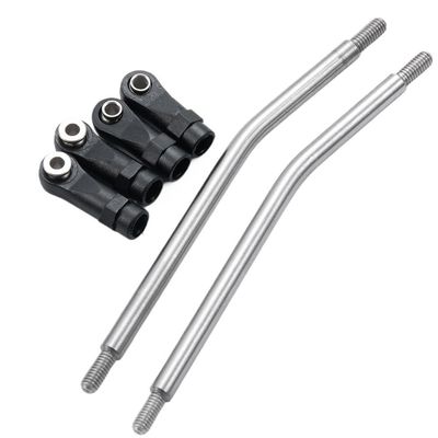 Aluminum Alloy Rear Arm Kit Suspension Link Rod for Axial Wraith 90048 RR10 90053 1/10 RC Crawler Car Model Upgrade Part(Link Rods)