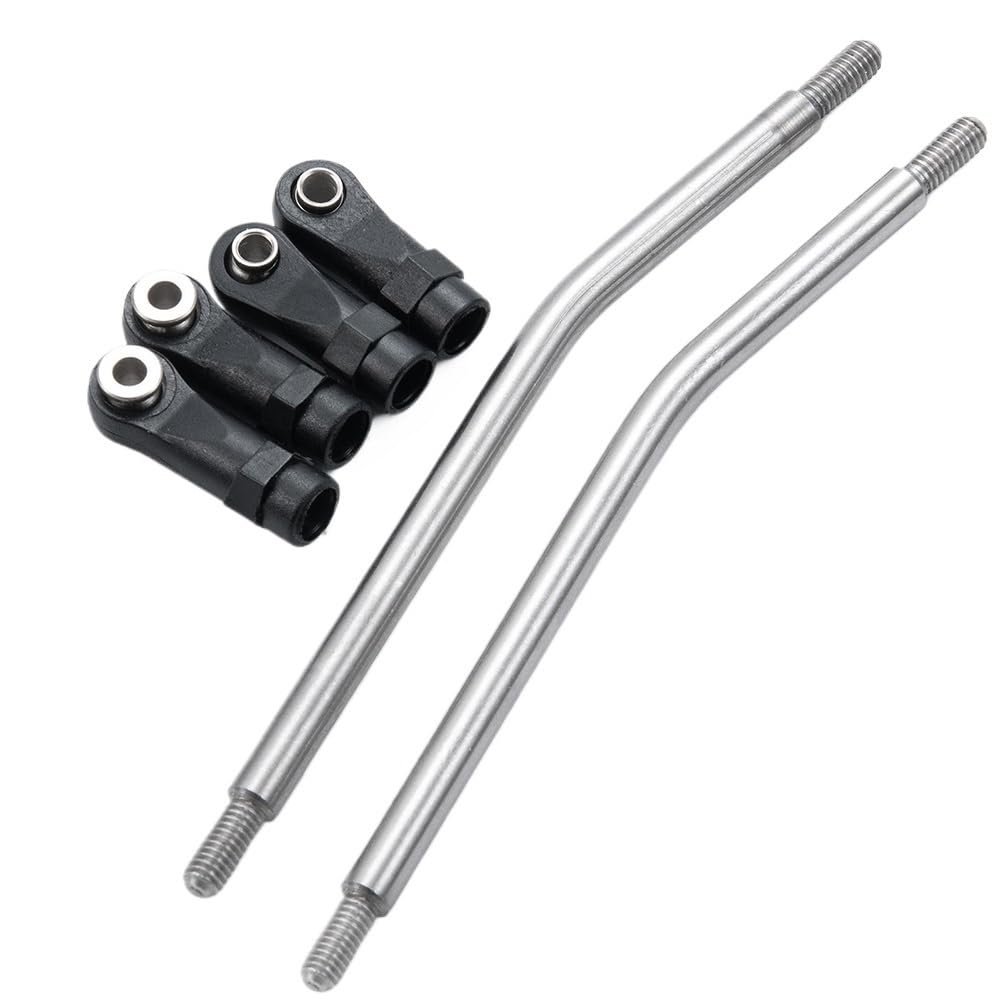 Aluminum Alloy Rear Arm Kit Suspension Link Rod for Axial Wraith 90048 RR10 90053 1/10 RC Crawler Car Model Upgrade Part(Link Rods)