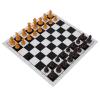 International Chess Draughts Set 2 in 1 Portable Travel Games Intelligent Toy Plastic Chessboard 56 Pieces Chess Set for Family Game Night Kids Birthday Gift view 4