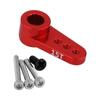 1PC 15T RC Servo Horn Arm for Emax ES08MA II Axial SCX24 1/24 RC Crawler Car for Model RC Crawler Car Parts(Red) view 3