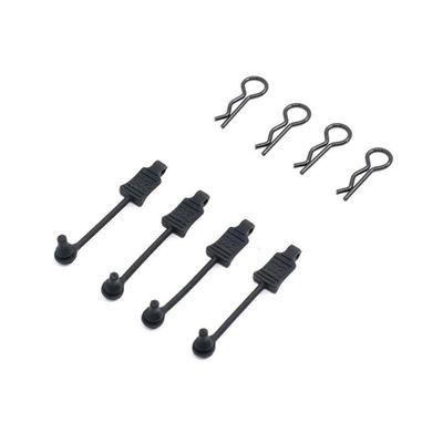 4Pcs Anti-Loss Body Clips Compatible with 1/10, RC Cars and Similar Models