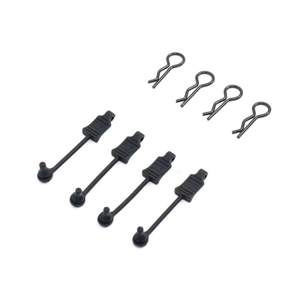 4Pcs Anti-Loss Body Clips Compatible with 1/10, RC Cars and Similar Models