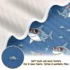 WIFIU Cool Shark Sunglasses Cartoon Baby Boys Girls Blanket 30x40 in, Soft Receiving Swaddling Nursery Blankets for Newborn Infant Toddler view 3