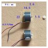 RXDNOZNNK DC 1.5V 3V 5V 6V 7.4V 13000RPM High Speed 22mm Round Mute Spindle Electronic Starter Pulley DIY view 4