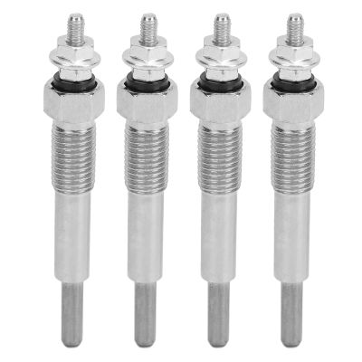 4Pcs Engine Glow Plugs 8970283690 Quick Start Glow Plug Set Replacement for Isuzu NPR NQR 1992 to 1998