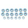 18-Piece Rubber Sealed Ball Bearing Kit Compatible with M-05 M-06 RC Car Models and Similar Vehicles view 1