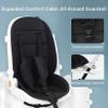 JIYIAN White,A,Stroller Tricycle with Rotating Seat & Lie-Flat Recline, Convertible Push Bike, Parent Facing, Large Storage Basket, Anti-Tip Design view 3