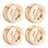 0.7 Inch Brass Wheel Rim Hub Set for 1/30 RC Crawler Car AXIAL SCX30 Ford Bronco 4X4 SCX30 Jeep Wrangler JLU 4X4 Upgrade (A) view 1