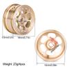 0.7 Inch Brass Wheel Rim Hub Set for 1/30 RC Crawler Car AXIAL SCX30 Ford Bronco 4X4 SCX30 Jeep Wrangler JLU 4X4 Upgrade (A) view 3