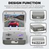 case for Miyoo Flip/Miyoo Flip V2, PC Hard Protective case  360 Scratch-Resistant,Shockproof & Dirt-Resistant (Transparent Gray) view 3