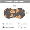 Emelivor Pizzas Cute Black Print Muslin Burp Cloths for Baby Super Soft Baby Burp Cloths Set of 4 Absorbent Baby Washcloths Burp Bibs Towel Spit Up Burping Rags for Newborn Boys Girls view 4