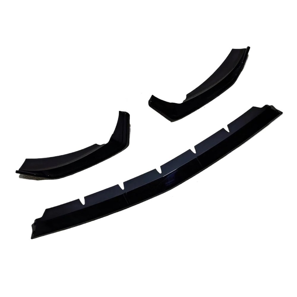 3Pcs Compatible for Mercedes Benz E Class W213 S213 E200 E260 E300 AMG 2020-2023 Car Front Bumper Chin Lip Diffuser Lower Spoiler Splitters(Gloss Black)