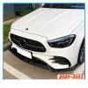 3Pcs Compatible for Mercedes Benz E Class W213 S213 E200 E260 E300 AMG 2020-2023 Car Front Bumper Chin Lip Diffuser Lower Spoiler Splitters(Gloss Black) view 2