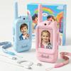 Video Walkie Talkies for Kids 2 Pack: Rechargeable Toys with HD Camera, Voice Changer & Long Range, Ideal Gifts for Boys & Girls Ages 3-12 for Camping, Hiking, Outdoor Play (Blue+Pink, with Silicone) view 2