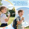 Video Walkie Talkies for Kids 2 Pack: Rechargeable Toys with HD Camera, Voice Changer & Long Range, Ideal Gifts for Boys & Girls Ages 3-12 for Camping, Hiking, Outdoor Play (Blue+Pink, with Silicone) view 3