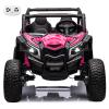 24V Ride On Toys for Big Kids, 2 Seater Side by Side Ride On UTV Car for Kid, 4WD Off-Road Truck with EVA Tire Wheels, 3 Speeds Vehicle, LED Lights, 4 Shock Absorbers, Bluetooth, Music & Horn, Pink view 1
