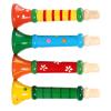 ToysCentral Basics Wood Trumpet Toy Sounding Wooden Bugle Educational Whistle Musical Instrument for Kids Children Premium Durable Safe Lightweight Colorful Design Home Outdoor Travel Play view 2