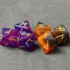 6pcs 8 Sided Divination Prediction Game Dices Exquisites Polyhedral Runes for Portable Tabletop Entertainment Acrylic Polyhedral view 4