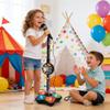 2026 New Kids Star Microphone with Stand - Portable Karaoke Machine Toy with Built-in Music, Colorful Lights & Echo Effects, Adjustable Height for Singing, Music Play view 4