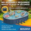 118" Non-Inflatable Foldable Swimming Pool for Family, Portable Above Ground Pool for Adults & Kids, Easy Setup for Outdoor, Backyard, Garden, Camping - Durable PVC(118"x87"x20", NEW) view 3