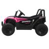 Ride on Cars, Kids Cars, 12V Electric Car for Kids with Adjustable Speeds, Double Open Doors, Horn, Music, Bluetooth and Lights for 3+ (Pink) view 3