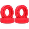 Models Upgrades Parts For Scx24 Ax24 For Fcx24 Fcx24m For Trx4m 1/18 1/24 4pcs 55mm Silicone Rubber Wheel Tires Insert Foam Rc Crawler Car Upgrade Parts(Red) view 1