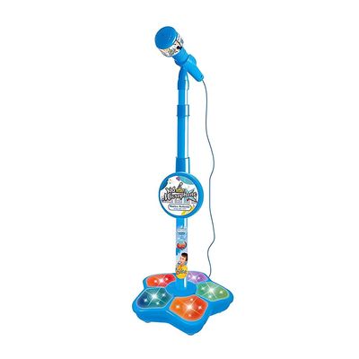 2026 New Kids Star Microphone with Stand - Portable Karaoke Machine Toy with Built-in Music, Colorful Lights & Echo Effects, Adjustable Height for Singing, Music Play