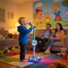 2026 New Kids Star Microphone with Stand - Portable Karaoke Machine Toy with Built-in Music, Colorful Lights & Echo Effects, Adjustable Height for Singing, Music Play view 2