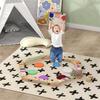 Wooden Balance Training Set for Coordination Development  Modular Sensory Movement Equipment with Smooth and Textured Surfaces view 2