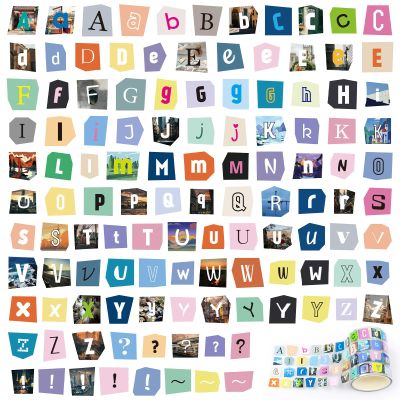 660 Pcs Magazine Letter Stickers, Self-Adhesive Waterproof PET Small Alphabet Stickers for Scrapbooking,Journaling,DIY Crafts,Gift Wrapping,Card Making,Photo Album,Junk Journal Laptop Decor