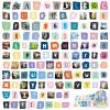 660 Pcs Magazine Letter Stickers, Self-Adhesive Waterproof PET Small Alphabet Stickers for Scrapbooking,Journaling,DIY Crafts,Gift Wrapping,Card Making,Photo Album,Junk Journal Laptop Decor view 1