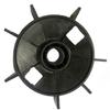 1pc Motor Cooling Fan Blade M2BAX100-132 for IE3 Series, Compatible with 3GZC304110-3 Models view 1