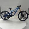1:6 Ratio Mountain Bike Boys Toy DS Die-Cast Mini Fingertip Bicycle Model Desktop Decoration Ratio Model Downhill Alloy Bicycle Action Doll Cake Decoration Craft (Blue) view 1